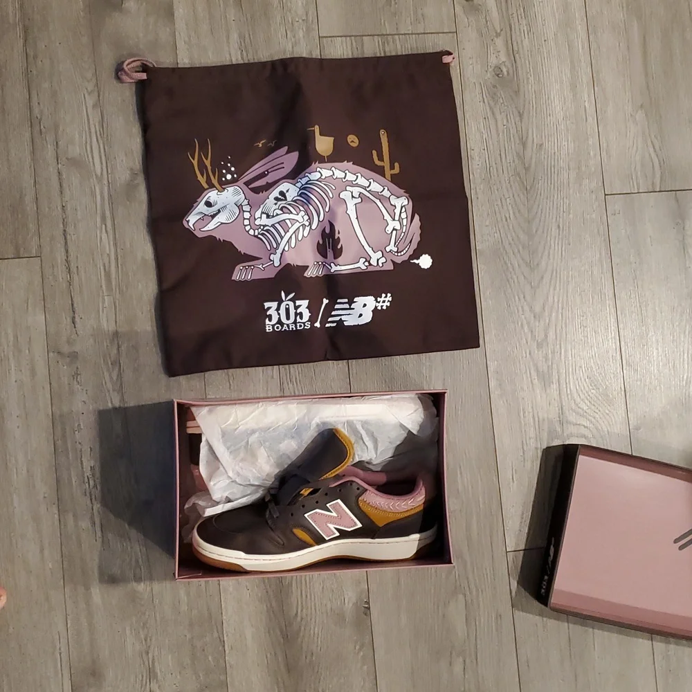 New Balance Numeric 480 × Jeremy Fish x 303 Skate Shoes Size 11 - Picture 4 of 7